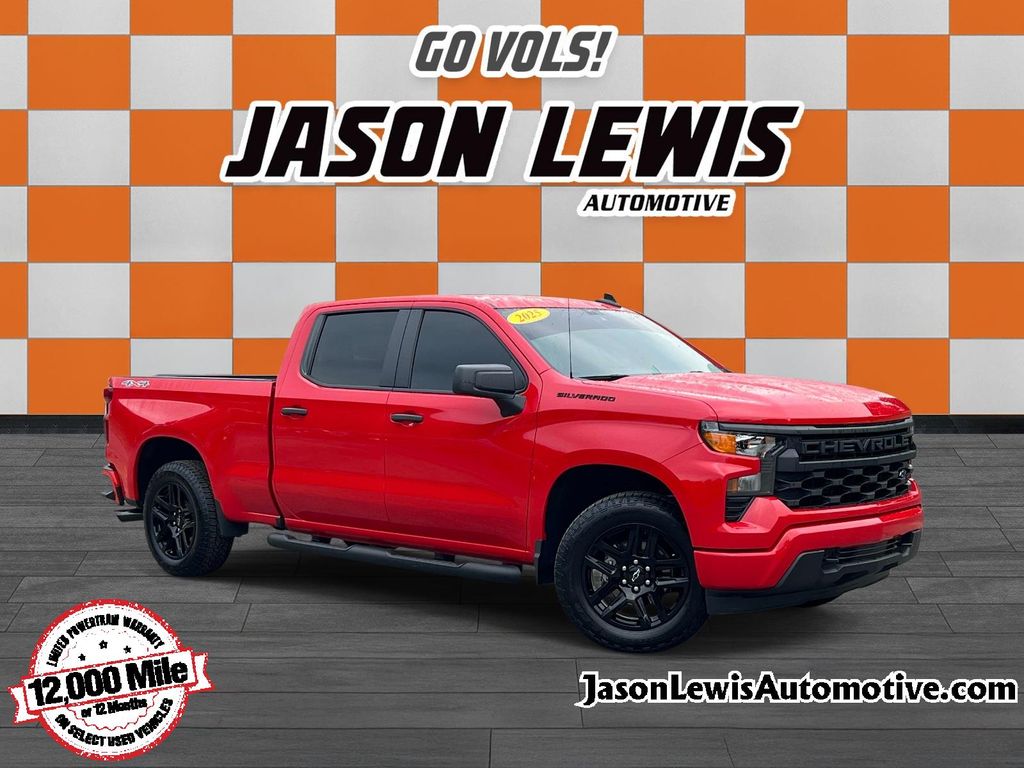 Red 2025 Chevrolet Silverado 1500 Pickup Truck Four-Wheel Drive 8-Speed Automatic