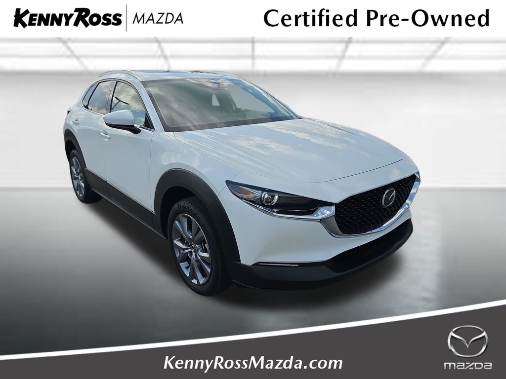 Snowflake White Pearl Mica 2025 Mazda CX-30 2.5 S Premium AWD SUV / Crossover All-Wheel Drive 6-Speed Automatic