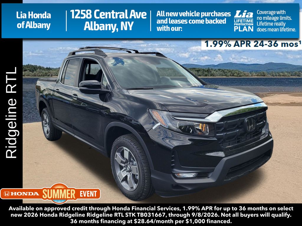 Nh-731p 2026 Honda Ridgeline Pickup Truck All-Wheel Drive 9-Speed Automatic