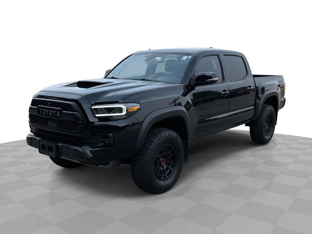 Midnight Black Metallic 2022 Toyota Tacoma Pickup Truck Four-Wheel Drive 6-Speed Automatic