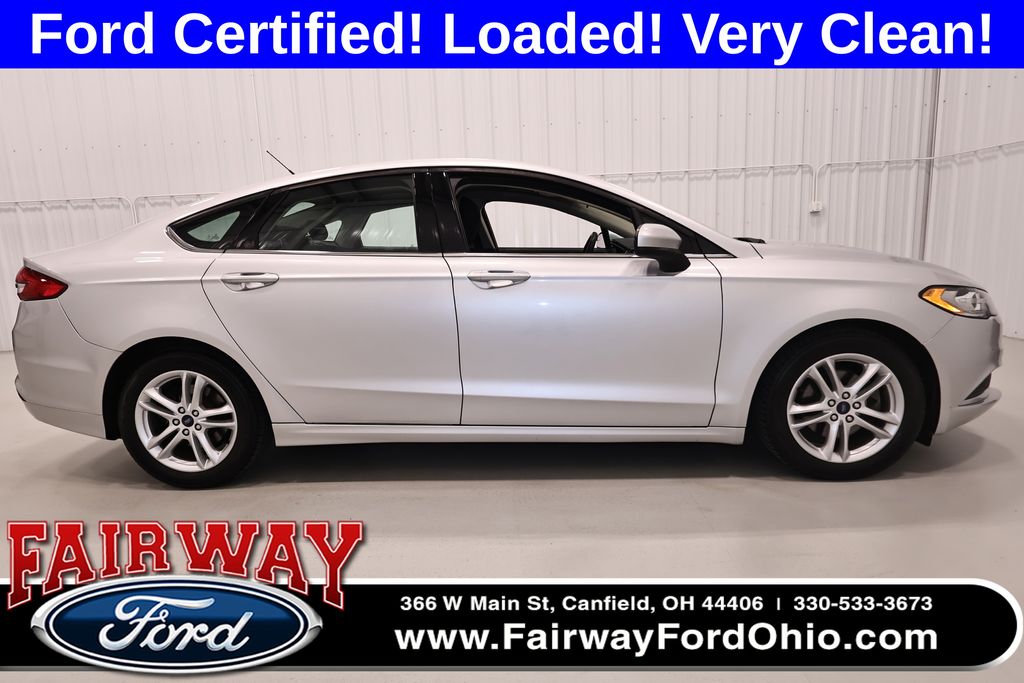 Ingot Silver 2018 Ford Fusion Sedan Front-Wheel Drive 6-Speed Automatic