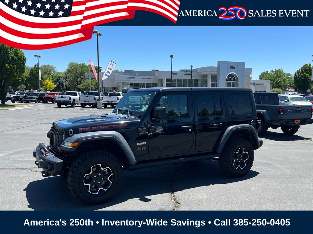 Black Clearcoat 2020 Jeep Wrangler SUV / Crossover Four-Wheel Drive 8-Speed Automatic