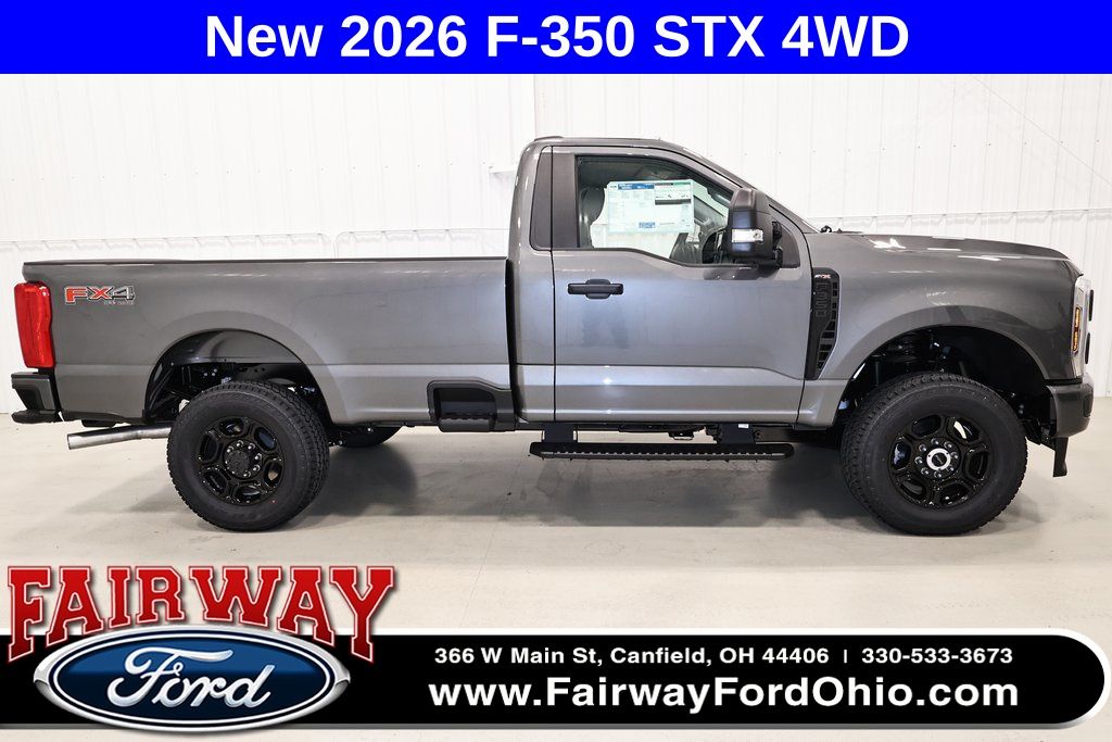 Carbonized Gray Metallic 2026 Ford F-350 Super Duty XL Regular Cab LB 4WD Pickup Truck Four-Wheel Drive Automatic