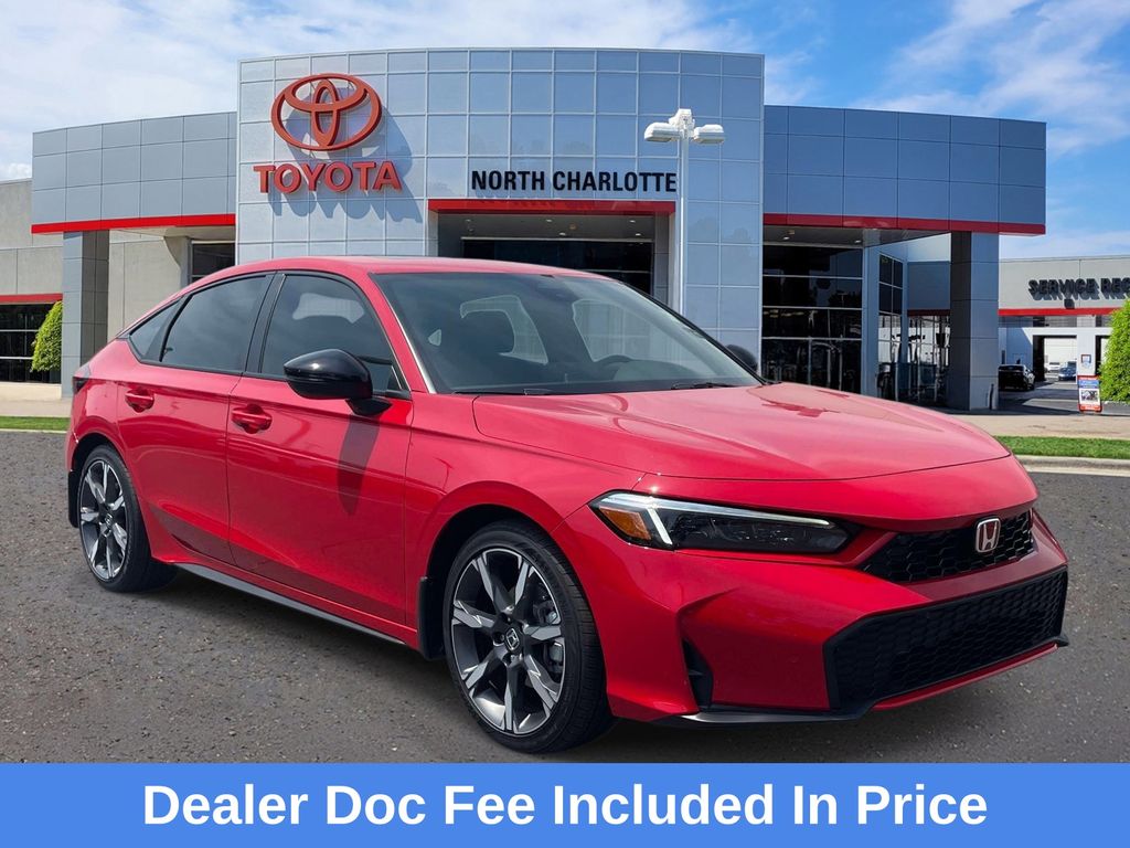 Rallye Red 2026 Honda Civic Hybrid Sport Touring Hatchback FWD Hatchback Front-Wheel Drive Continuously Variable Transmission