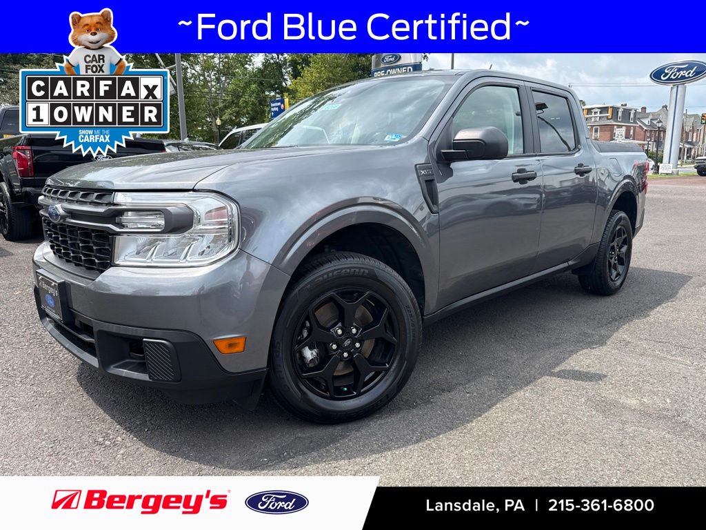 Gray Metallic 2024 Ford Maverick Pickup Truck All-Wheel Drive 8-Speed Automatic