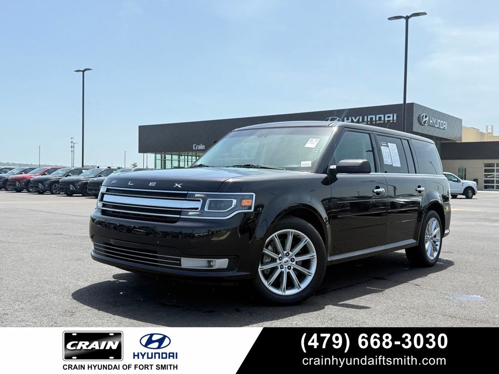 Black 2019 Ford Flex SUV / Crossover All-Wheel Drive 6-Speed Automatic