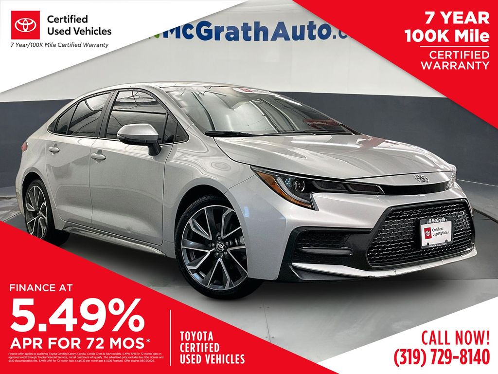 Classic Silver Metallic 2021 Toyota Corolla Sedan Front-Wheel Drive Continuously Variable Transmission