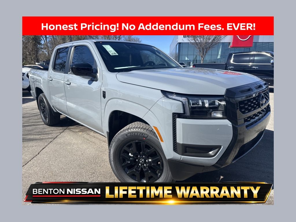 Boulder Gray Pearl 2026 Nissan Frontier Pickup Truck Four-Wheel Drive 9-Speed Automatic Overdrive