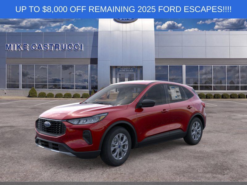 Red Metallic 2025 Ford Escape SUV / Crossover All-Wheel Drive 8-Speed Automatic