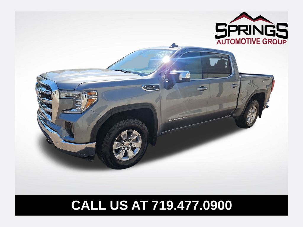 Silver 2020 GMC Sierra 1500 Pickup Truck Four-Wheel Drive Automatic