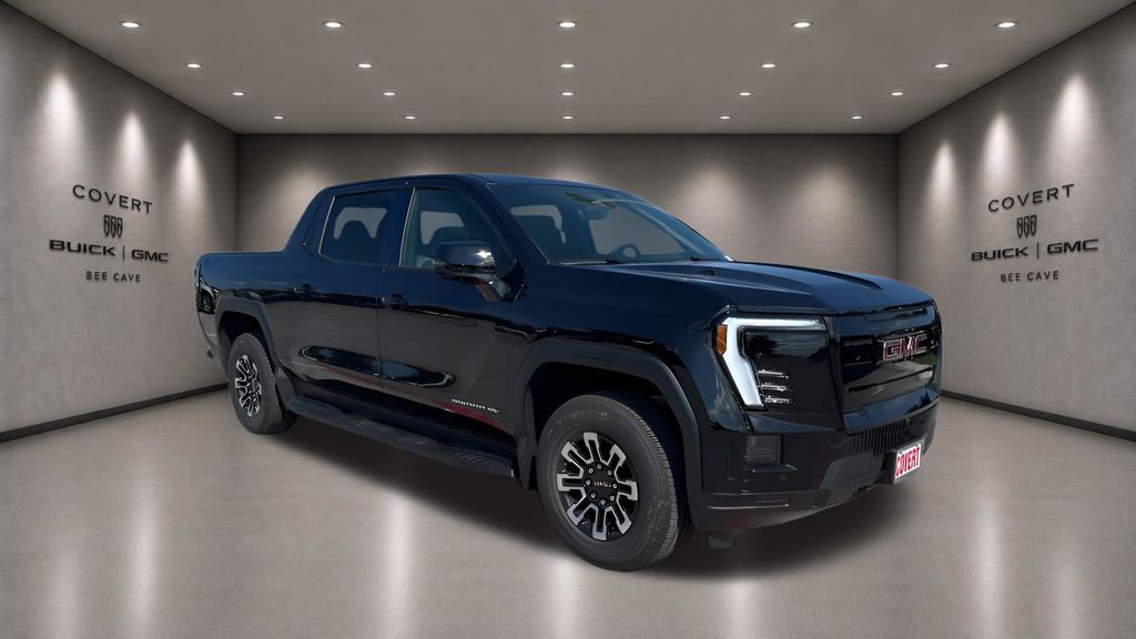 Onyx Black 2026 GMC Sierra EV Elevation Crew Cab (Extended Range) e4WD Pickup Truck All-Wheel Drive 1-Speed Automatic