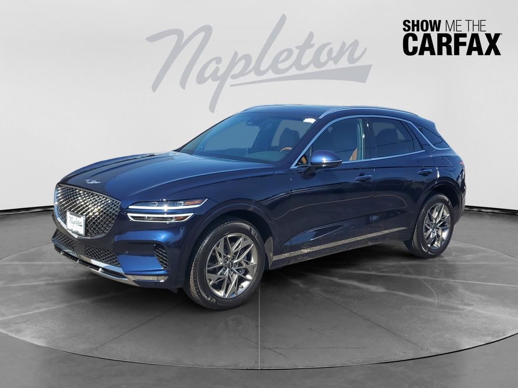 Capri Blue 2024 Genesis GV70 SUV / Crossover All-Wheel Drive 8-Speed Automatic