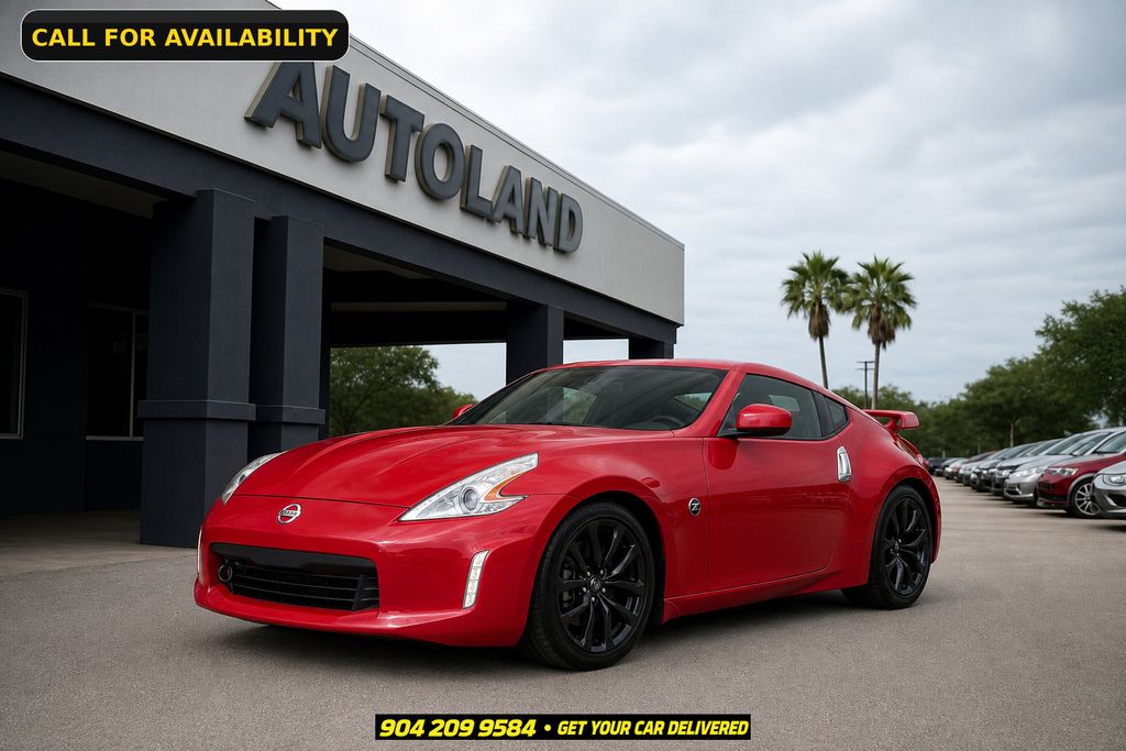 Solid Red 2016 Nissan 370Z Coupe Rear-Wheel Drive 6-Speed Manual