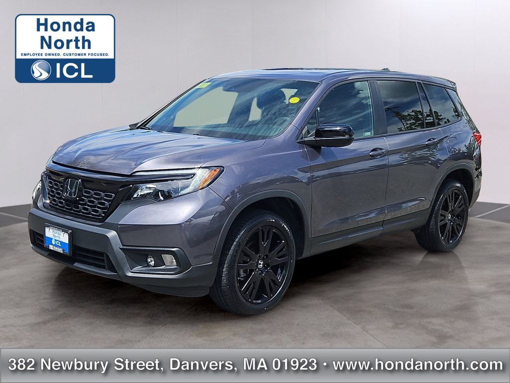 Gray 2021 Honda Passport SUV / Crossover All-Wheel Drive 9-Speed Automatic