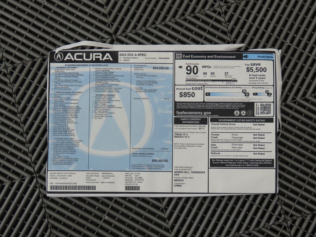 2024 Acura ZDX A-Spec 9