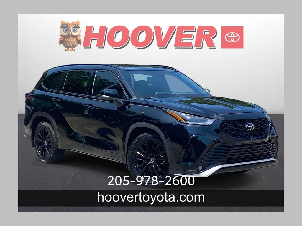 Midnight Black Metallic 2024 Toyota Highlander SUV / Crossover Front-Wheel Drive 8-Speed Automatic