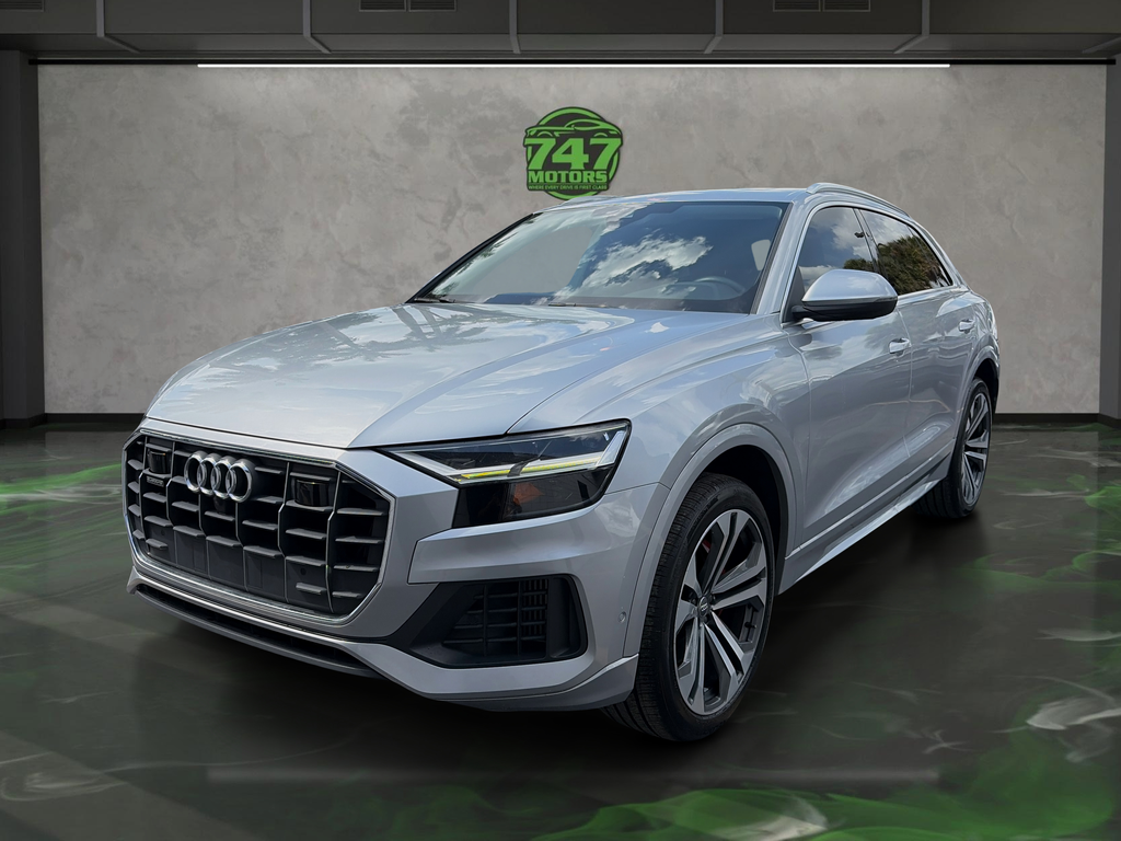 Silver 2019 Audi Q8 SUV / Crossover All-Wheel Drive 8-Speed Automatic