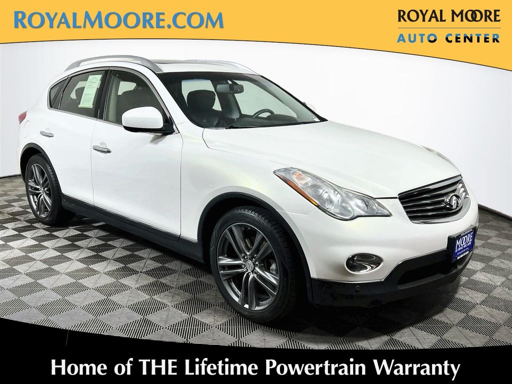 Moonlight White 2012 INFINITI EX35 SUV / Crossover All-Wheel Drive 7-Speed Automatic