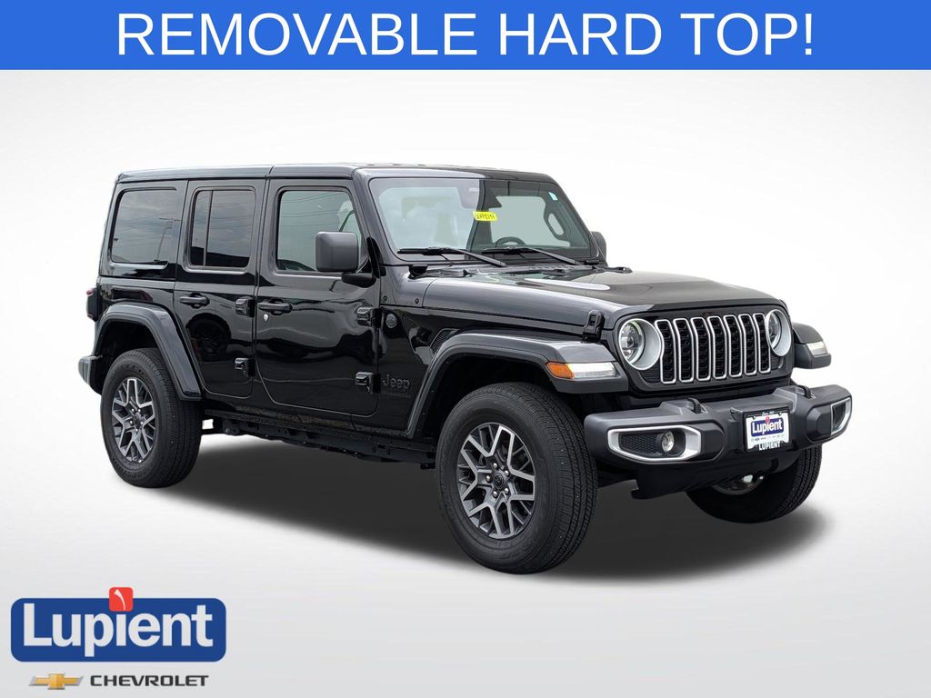Black Clearcoat 2025 Jeep Wrangler SUV / Crossover Four-Wheel Drive 8-Speed Automatic