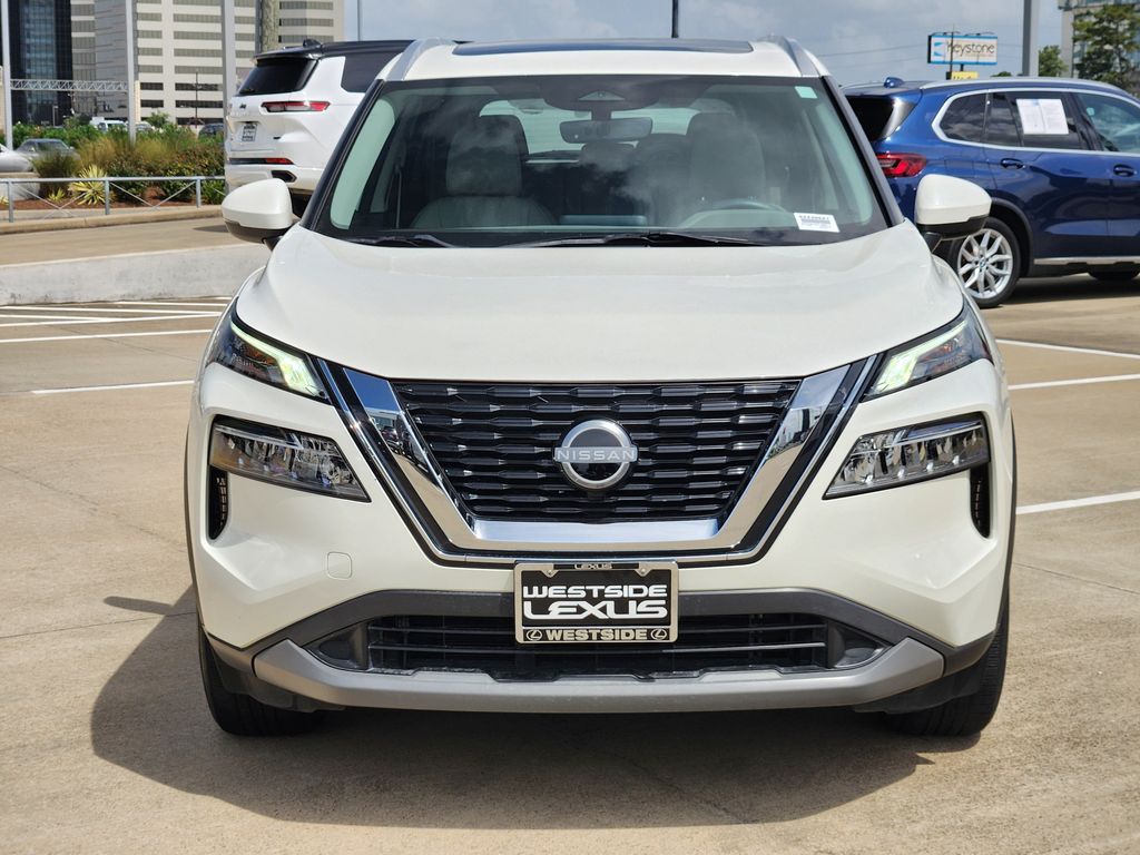2022 Nissan Rogue SV White at South Houston Nissan