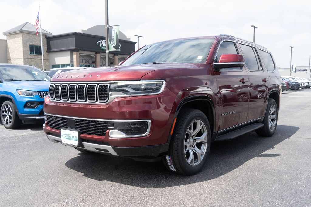 Velvet Red Pearlcoat 2022 Jeep Wagoneer SUV / Crossover Four-Wheel Drive 8-Speed Automatic