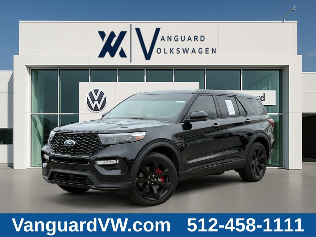 Black Metallic 2022 Ford Explorer ST AWD SUV / Crossover All-Wheel Drive Automatic