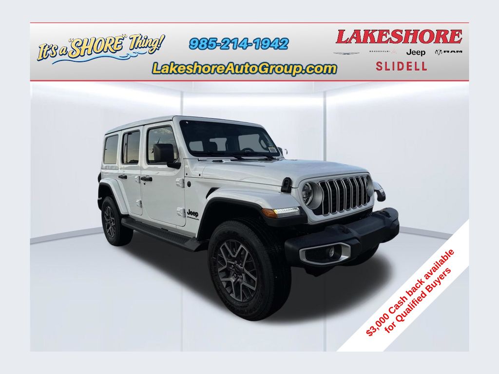 White 2026 Jeep Wrangler SUV / Crossover Four-Wheel Drive Automatic