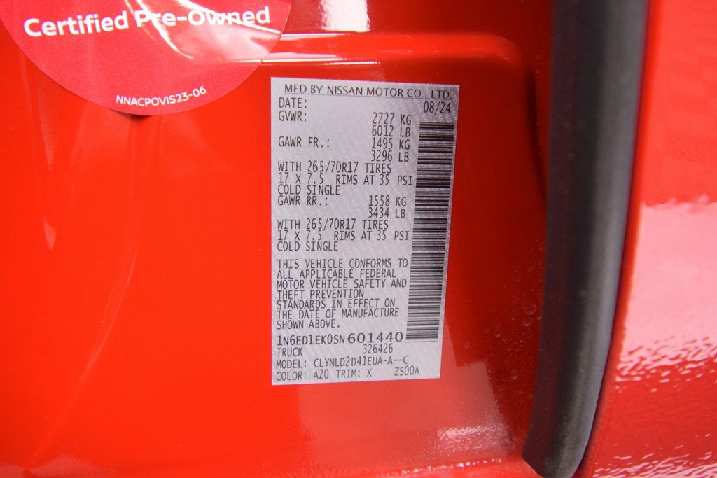 used 2025 Nissan Frontier car, priced at $39,686