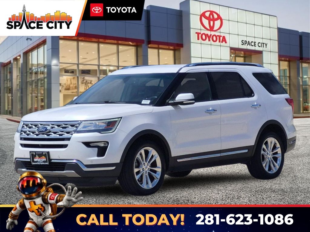 White Platinum Clearcoat Metallic 2019 Ford Explorer SUV / Crossover Front-Wheel Drive 6-Speed Automatic
