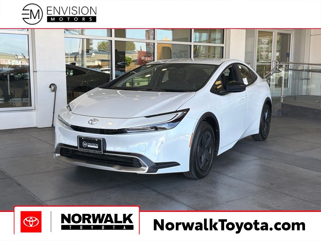 White (Wind Chill Pearl) 2026 Toyota Prius Plug-In Hybrid Hatchback Front-Wheel Drive Continuously Variable Transmission