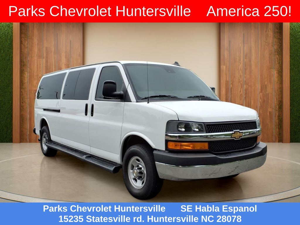 Summit White 2025 Chevrolet Express Van Rear-Wheel Drive 8-Speed Automatic Overdrive