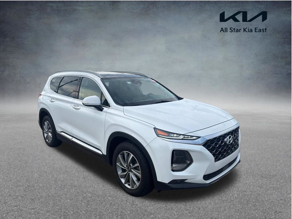 Quartz White 2020 Hyundai Santa Fe SUV / Crossover Front-Wheel Drive 8-Speed Automatic
