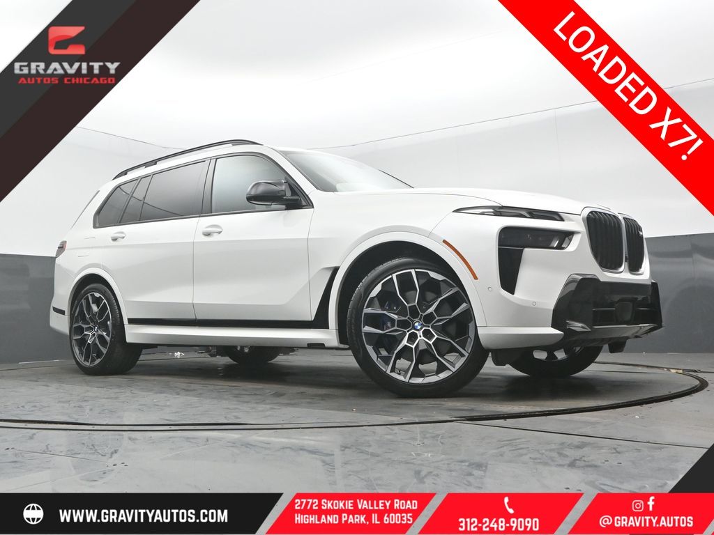 Mineral White Metallic 2023 BMW X7 M60i AWD SUV / Crossover All-Wheel Drive 8-Speed Automatic