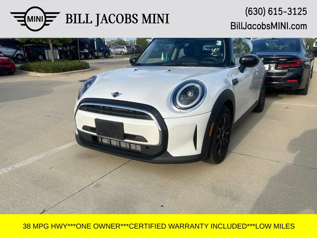 White Metallic 2024 MINI Cooper Hatchback  7-Speed Automatic