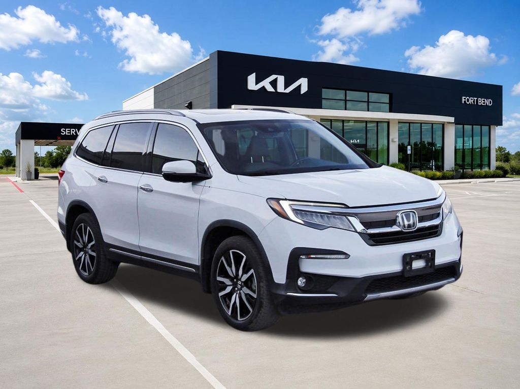 2020 Honda Pilot Touring White at Bayway Chrysler Dodge Jeep Ram