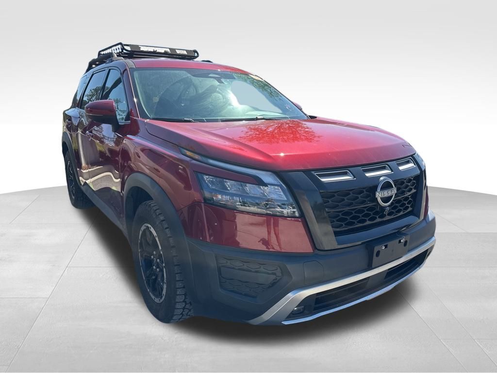 2023 Scarlet Ember Tintcoat Nissan Pathfinder Rock Creek 4X4 SUV