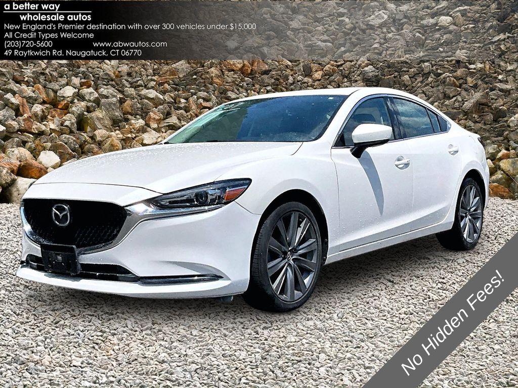 Snowflake White Pearl Mica 2020 Mazda MAZDA6 Sedan Front-Wheel Drive 6-Speed Automatic