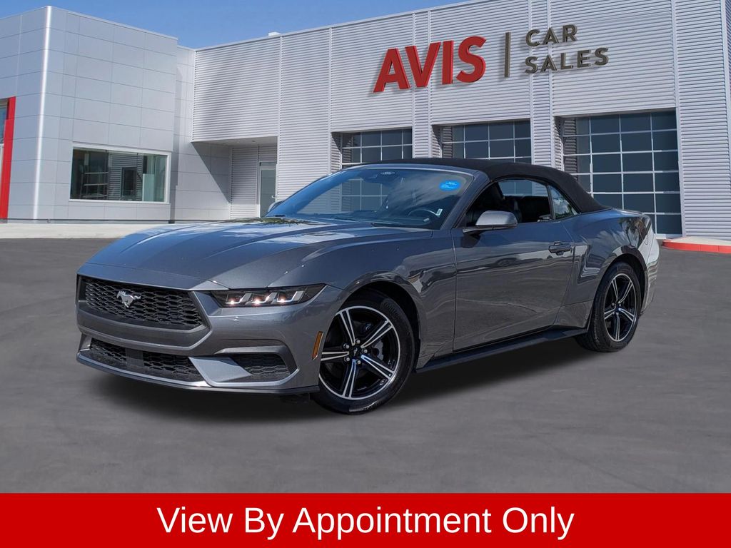 Gray 2025 Ford Mustang EcoBoost Premium Convertible RWD Convertible Rear-Wheel Drive Automatic