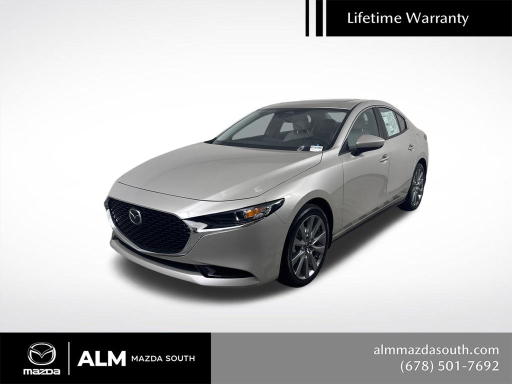 Gray (Platinum Quartz Metallic) 2026 Mazda MAZDA3 2.5 S Preferred Sedan FWD Sedan Front-Wheel Drive 6-Speed Automatic