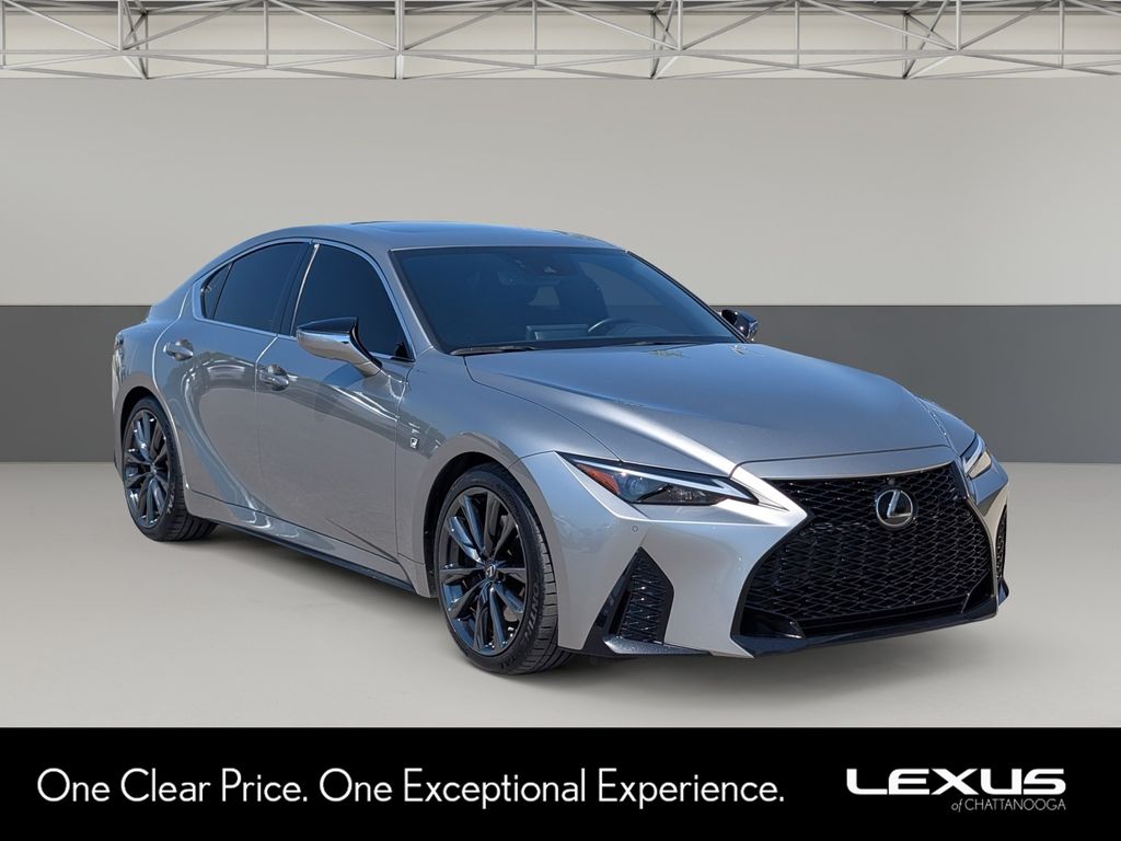Atomic Silver 2023 Lexus IS 350 F Sport RWD Sedan Rear-Wheel Drive 8-Speed Automatic