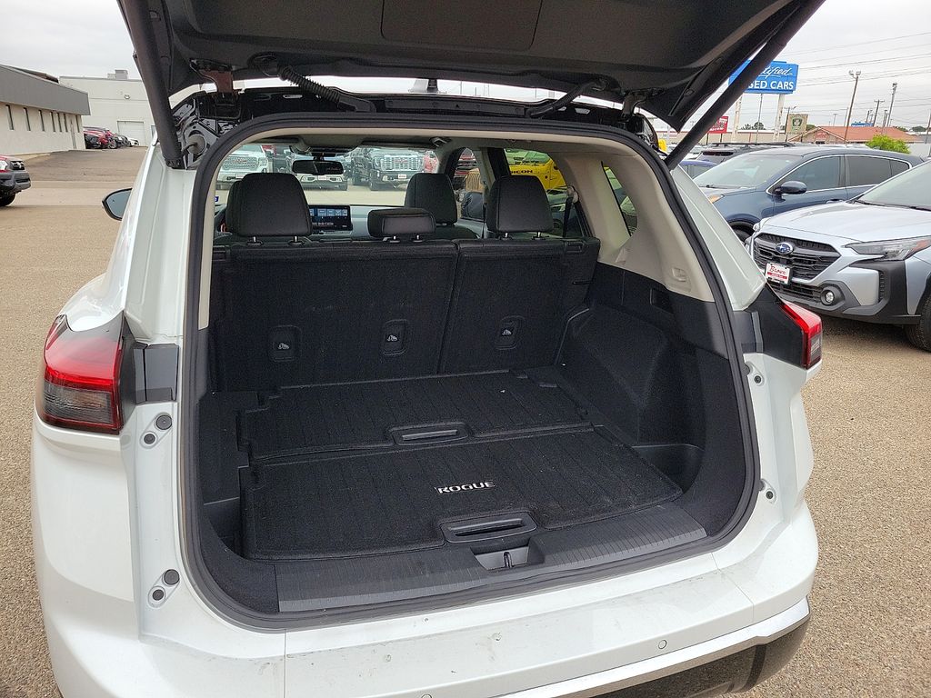 2026 Nissan Rogue Platinum White at Brown Honda