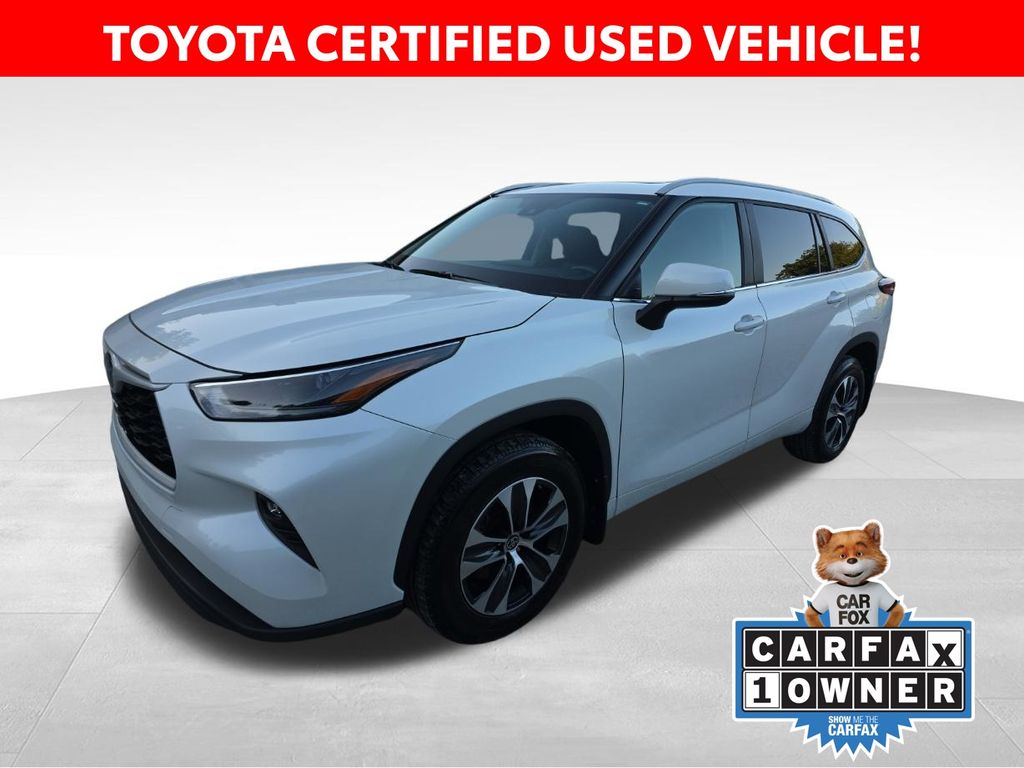 White (Wind Chill Pearl) 2024 Toyota Highlander SUV / Crossover All-Wheel Drive 8-Speed Automatic