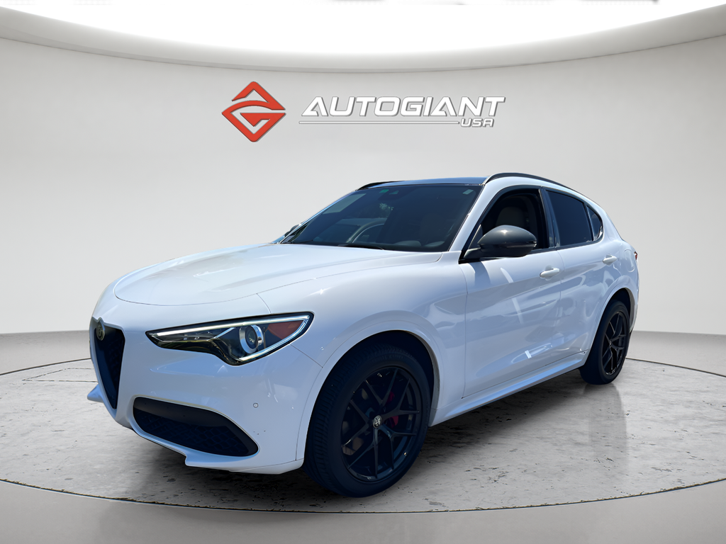 Alfa White 2021 Alfa Romeo Stelvio Ti AWD SUV / Crossover All-Wheel Drive 8-Speed Automatic