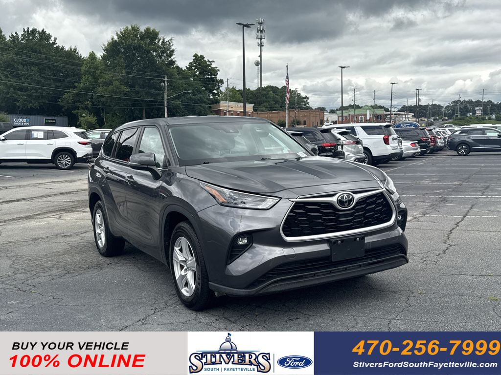 Magnetic Gray Metallic 2024 Toyota Highlander SUV / Crossover Front-Wheel Drive 8-Speed Automatic