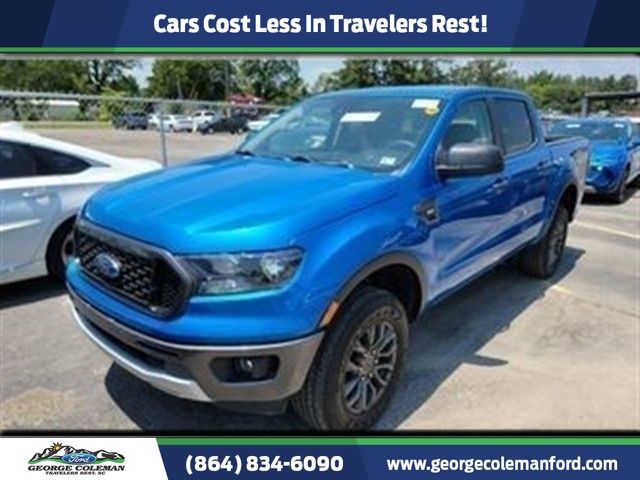 Blue Metallic 2021 Ford Ranger Pickup Truck 4X2 Automatic