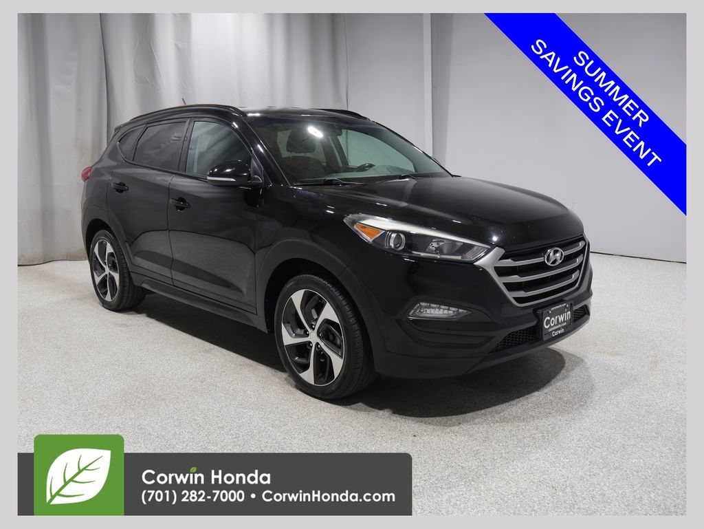 Black Noir Pearl 2017 Hyundai Tucson SUV / Crossover All-Wheel Drive 7-Speed Automatic
