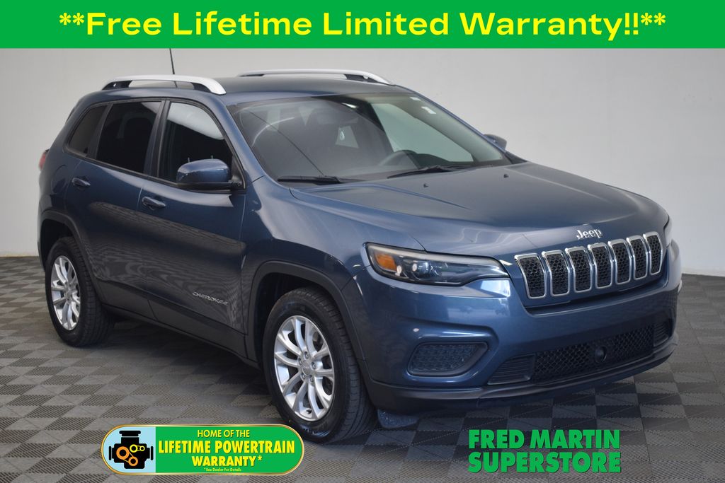 Slate Blue Pearlcoat 2020 Jeep Cherokee SUV / Crossover Front-Wheel Drive 9-Speed Automatic