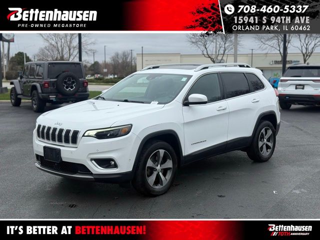 Bright White Clearcoat 2019 Jeep Cherokee Limited 4WD SUV / Crossover Four-Wheel Drive 9-Speed Automatic
