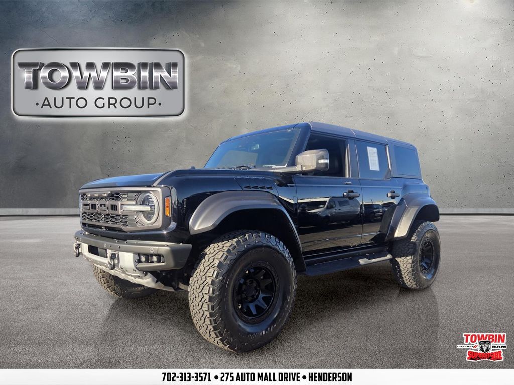 Shadow Black 2022 Ford Bronco Raptor SUV / Crossover Four-Wheel Drive Automatic
