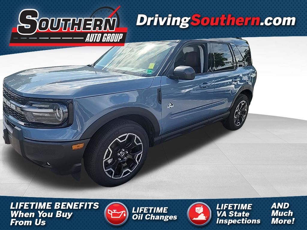 Blue (Azure Gray Metallic) 2025 Ford Bronco Sport SUV / Crossover All-Wheel Drive 8-Speed Automatic